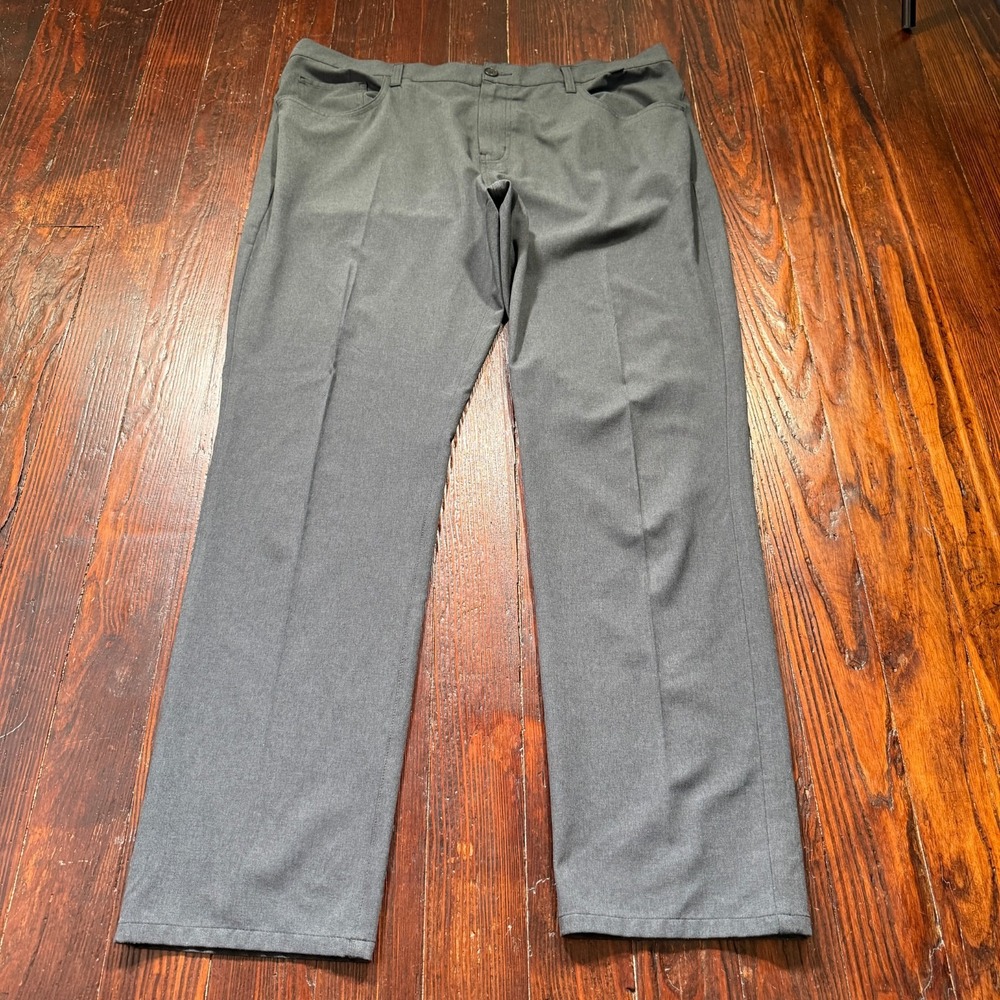 Travis Mathew‎ Pants Mens 40x33 Open To Close Gray 5-Pocket Golf Stretch 1MT435